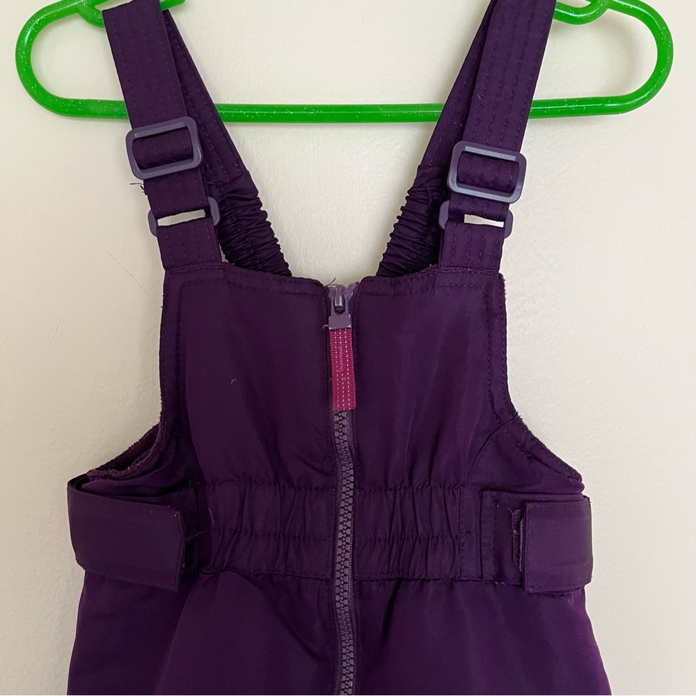 Cherokee snow pants snow bib kids size 2T purple 🌨❄️